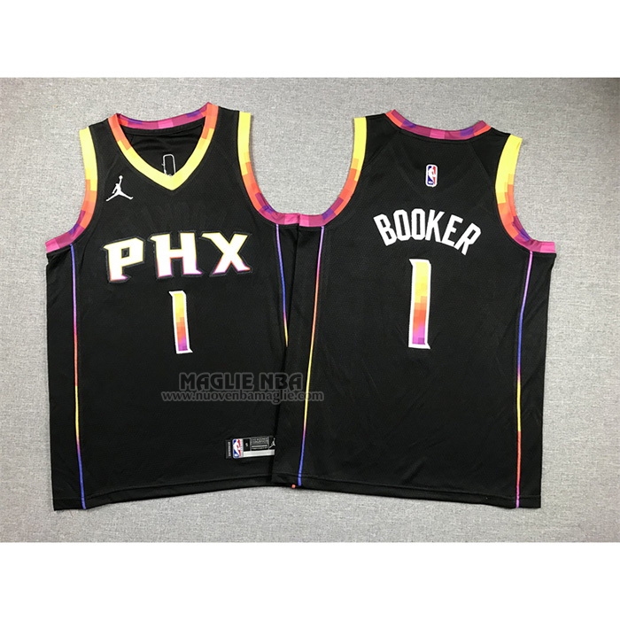 Maglia
 Devin Booker NO 1 Bambino
 Phoenix Suns Statement 2022-23 Nero
